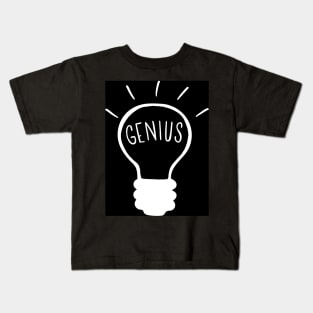 Light bulb in black Kids T-Shirt